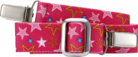 Playshoes Kinder Elastik-Gürtel Clip Sterne Pink Playshoes Kinder Elastik-Gürtel Clip Sterne Pink