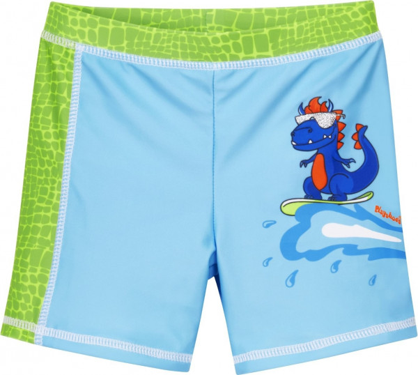 Playshoes Kinder Badehose UV-Schutz Shorts Dino Blau/Grün