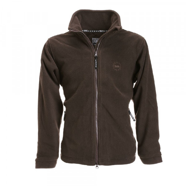 BMS Windsmoother Fleece Jacke Braun