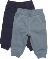 Minymo Kinder Sweat Pants (2er Pack) New Navy (Insignia Blue)