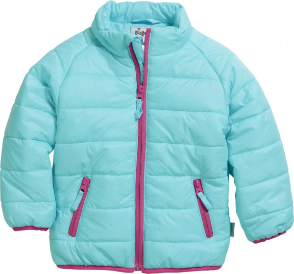 Playshoes Kinder Jacke Steppjacke Uni Türkis