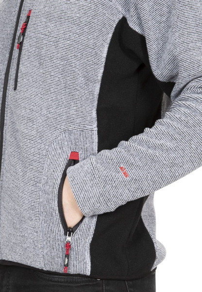 Trespass Fleecejacke/Fleecepullover Jynx - Male Fleece At300 Platinum Stripe