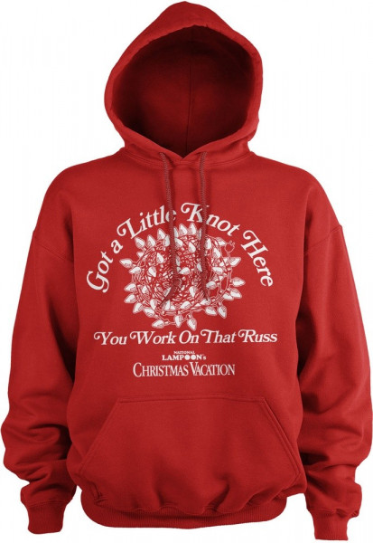 National Lampoon's Christmas Vacation Got a Little Knot Here Hoodie Red