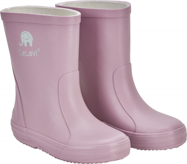 CeLaVi Kinder Gummistiefel Basic Wellies Solid Mauve Shadow