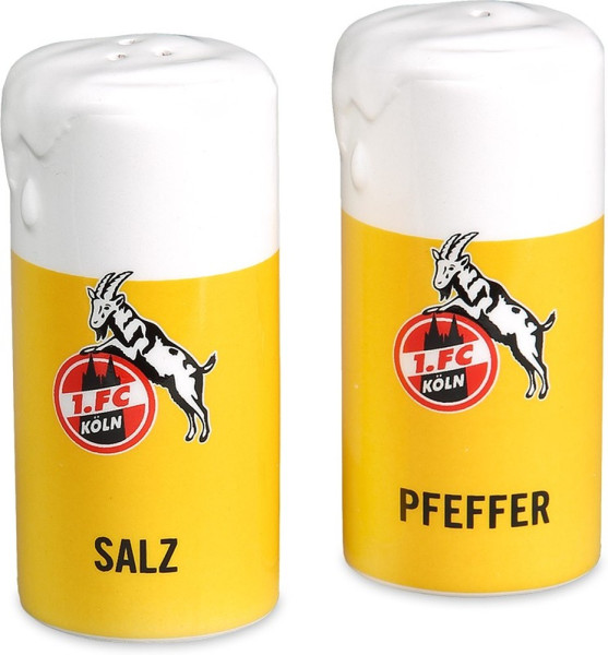1. FC Köln Salz- & Pfeffer Streuer 'Kölsch'