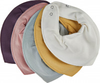 Pippi Babywear Kinder Lätzchen Bandana Bib Solid (5er Pack) Misty Rose