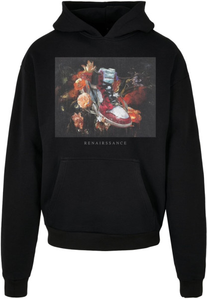 MT Upscale Sweatshirt Renairssance Painting Oversize Hoodie Black