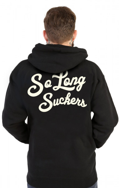 Lucky 13 Hoodie So Long Sucker Zip Black