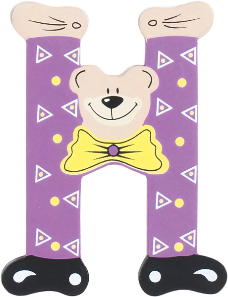 Playshoes Kinder Holz-Buchstaben H