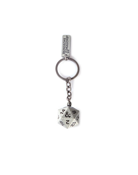 Dungeons & Dragons - Dice 3D Keychain Black