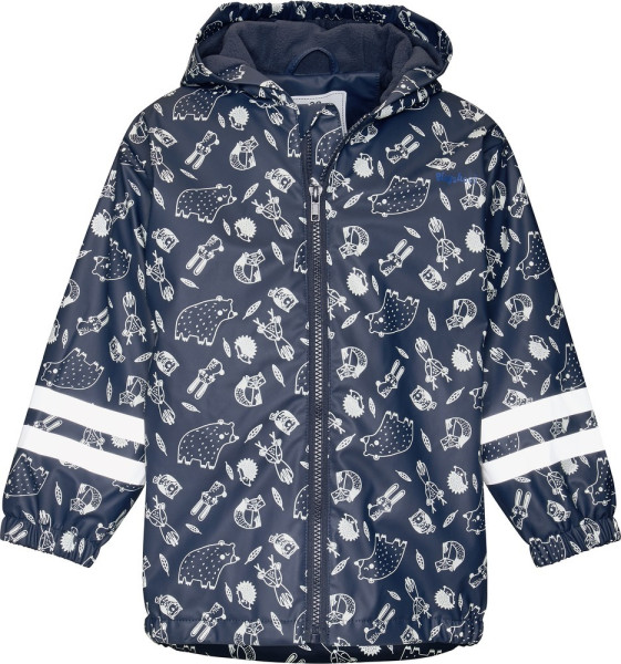Playshoes Kinder Regenjacke Fleece-Futter