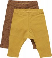 Pippi Babywear Kinder Leggings mit AOP (2er Pack) Tinsel