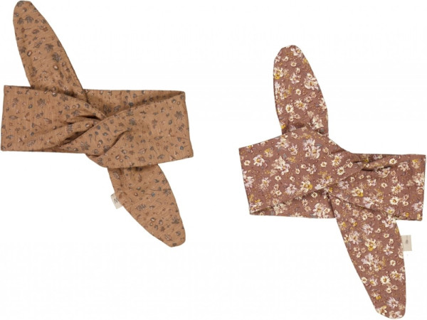 Wheat Kinder 2 Baumwoll-Stirnbändern Headband Olivia Flowers Cone-Onesize