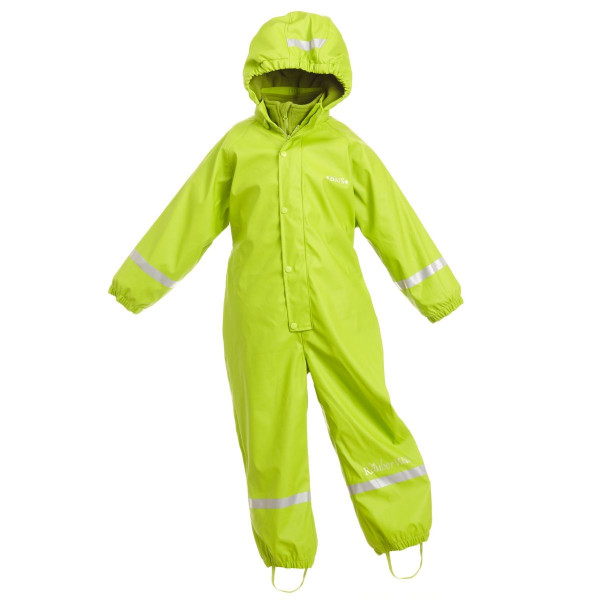 BMS Kinder Outdoor Overall Softskin Buddelanzug Räuberwald Limette