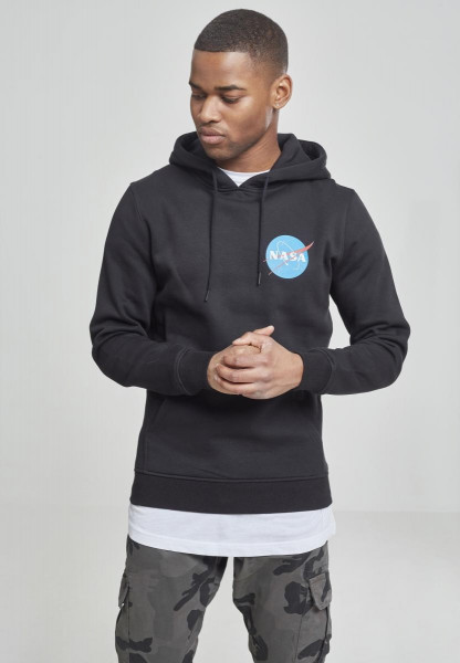 Mister Tee Hoodie NASA Small Insignia Hoody Black