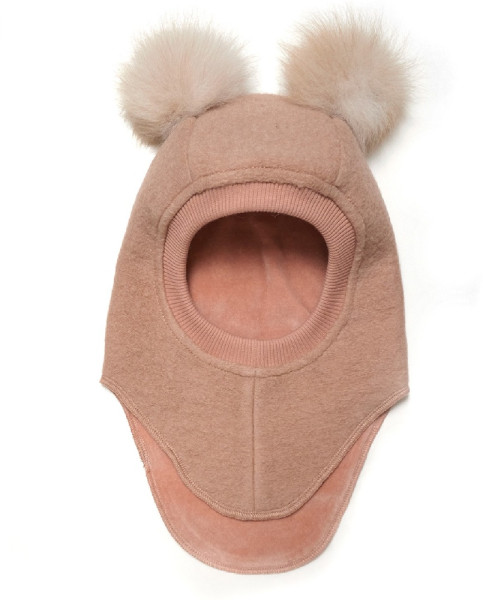 Huttelihut Kinder Mütze Balaclava with Alpaca Pompoms 6153