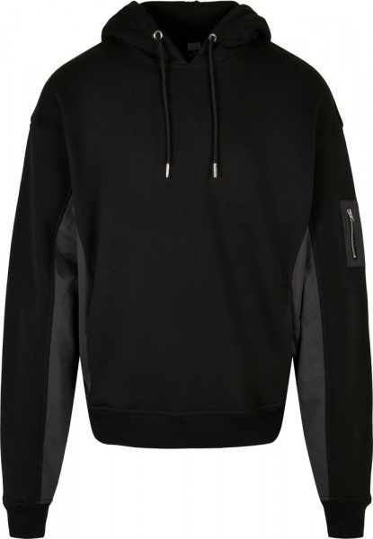 Urban Classics Military Bomber Hoody Black