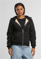 Urban Classics Damen Ladies Bonded Sherpa Zip Hoody TB7166 Urban Classics Damen Ladies Bonded Sherpa Zip Hoody TB7166
