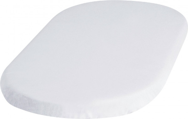 Playshoes Kinder Jersey-Spannbettlaken 81x42+10 cm (2er Pack) Weiß