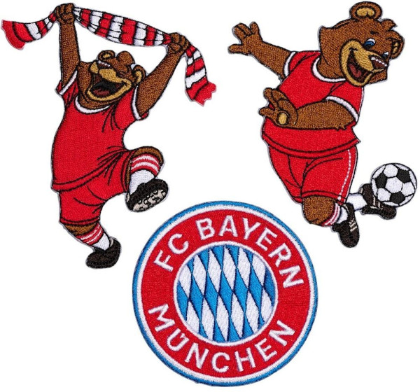 FC Bayern München Aufnäher 3er-Set 31060