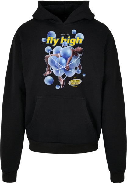 MT Upscale Sweatshirt Psychadellic Heavy Oversize Hoody Black