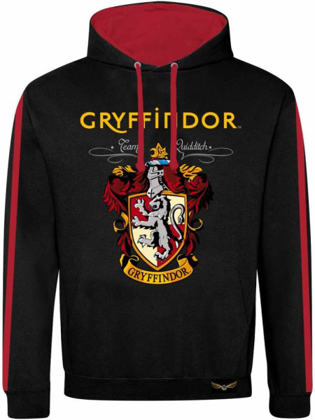Harry Potter - Property Of Gryffindor (SuperHeroes Inc. Contrast Pullover) Hoodie Black