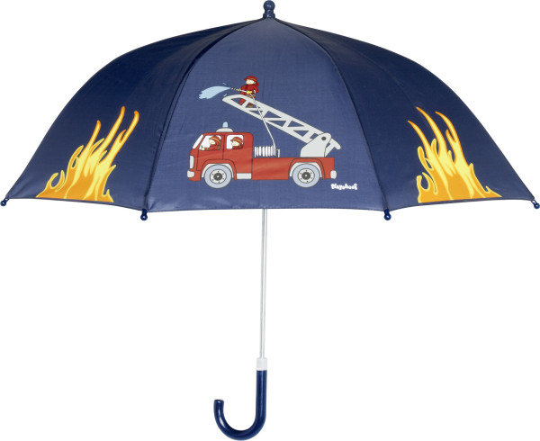 Playshoes Kinder Regenschirm Feuerwehr
