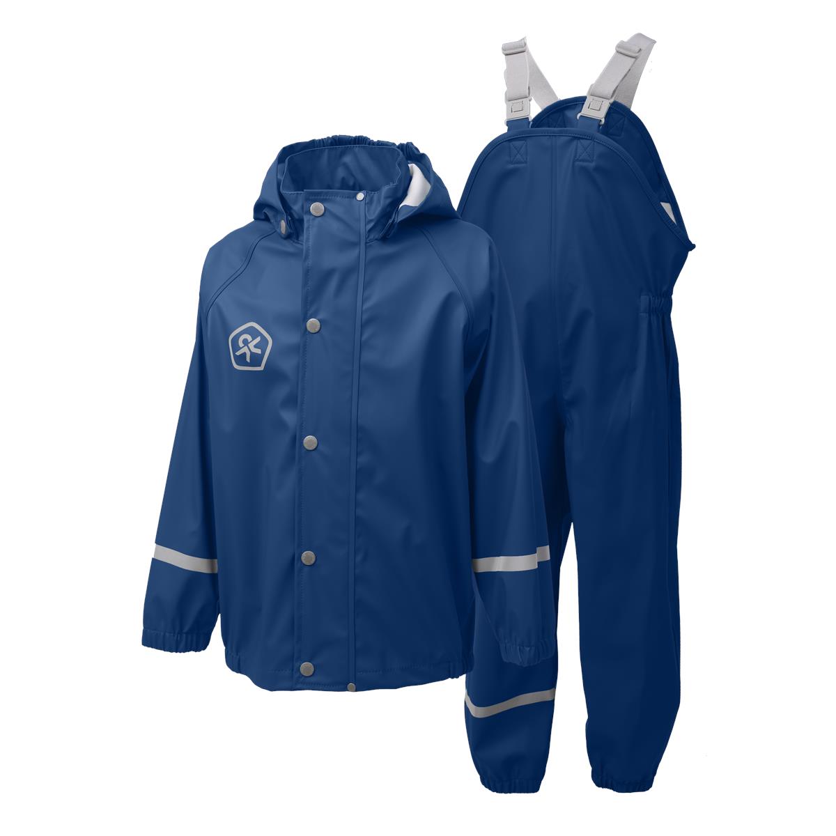 Roze / grijze 3 in 1 regenjas van Playshoes