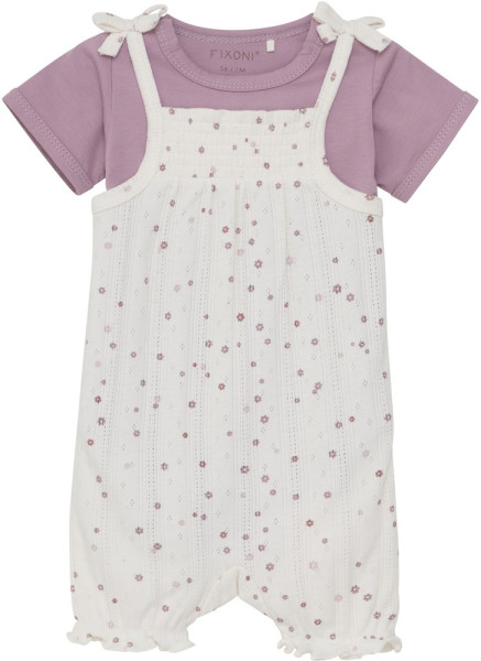 Fixoni Overall Set mit Body und Romper Pointelle 422939