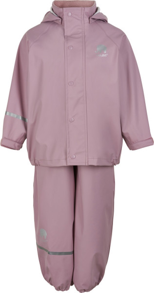 CeLaVi Kinder Regenset Basic Rainwear Set Solid PU Mauve Shadow