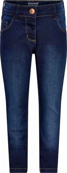 Minymo Mädchen Hose Jeans Stretch Slim Fit Dark Blue Denim