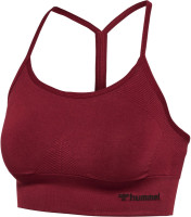 Hummel Damen Sport Top Hmltiffy Seamless Sports Top Cabernet-L