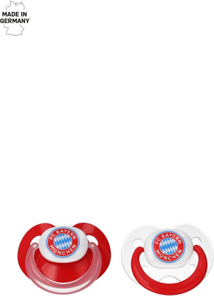 FC Bayern München Schnuller Logo 2er-Set 34963