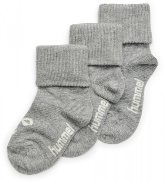 Hummel Kinder Socke Sora 3-Pack Sock Grey Melange
