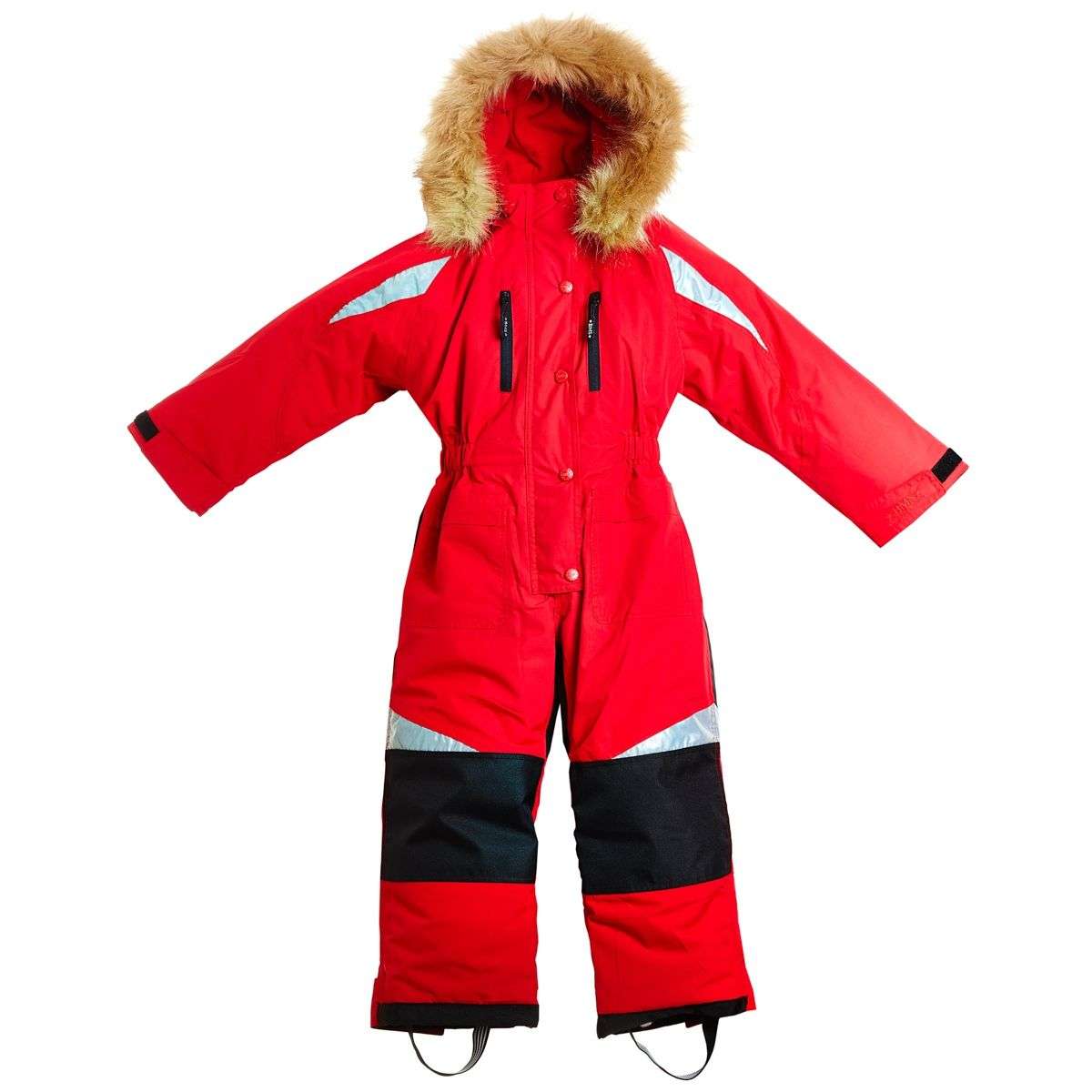BMS Kinder Schneeanzug Taslan/Sorona Rot | Schneeanzüge | Outdoor | Kids (92-140) | toj.de