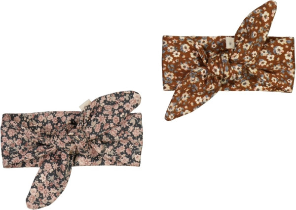 Wheat Kinder 2 Baumwoll-Stirnbändern Headband Olivia Multi Flowers-Onesize
