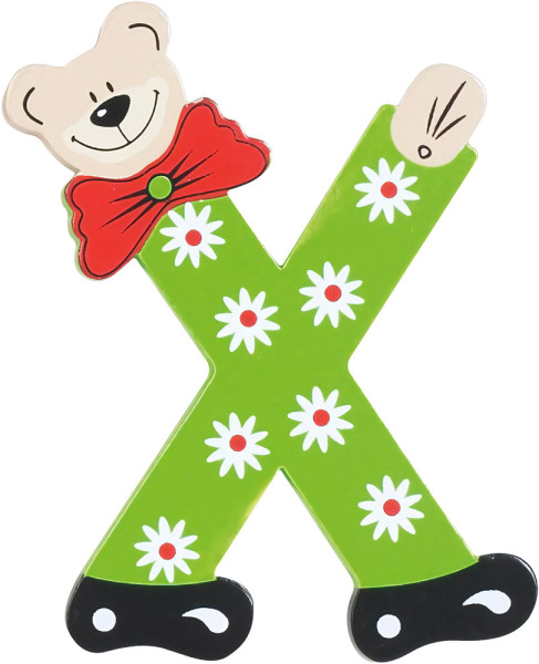 Playshoes Kinder Holz-Buchstaben X