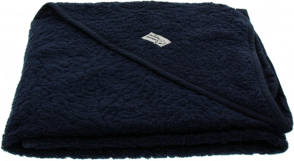 Pippi Baybwear Kinder Badetuch Organic Hooded Towel 83x83 cm Dress Blues