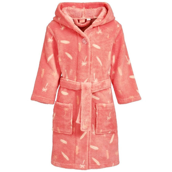 Playshoes Kids Bathrobe Fleece-Bademantel Surfbrett Palmen 340121
