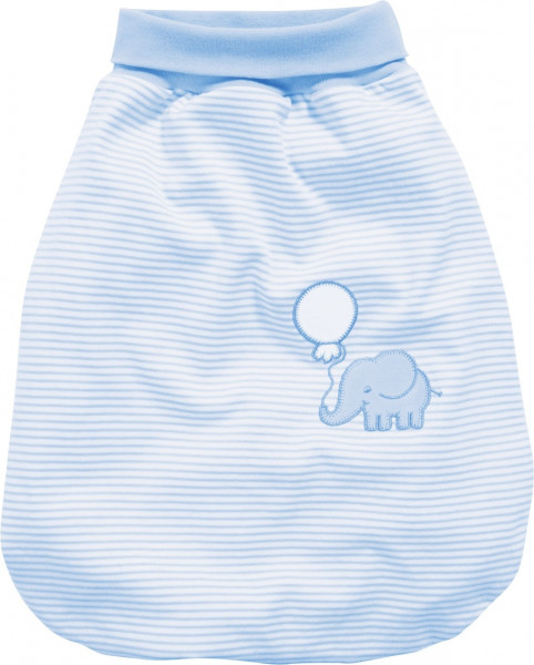 Schnizler Kinder Strampelsack Interlock Elefant Bleu