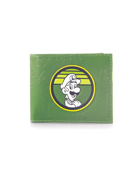 Nintendo - Super Mario Luigi Bifold Wallet Green