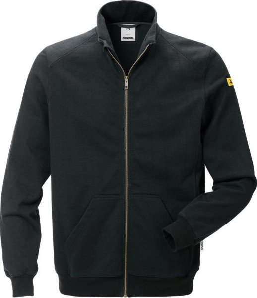 Fristads ESD Sweatjacke 4080 XSM Schwarz