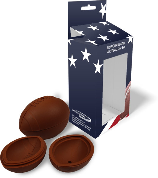 NFL Shield Eiswürfelform Football 2er Set 3023344