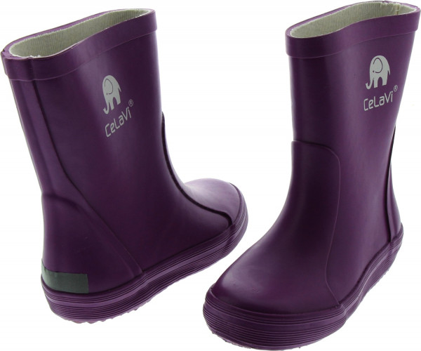 CeLaVi Kinder Gummistiefel Basic Wellies Solid Lilac