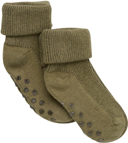 Minymo Kinder Baby Socken Baby rib sock w. ABS (2-pack)