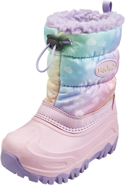 Playshoes Kinder Winter-Bootie Regenbogen 193016