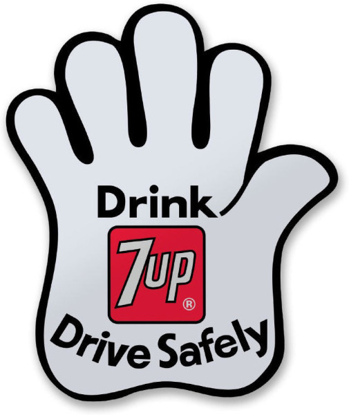 7Up Drink 7-Up Drive Safely Sticker IMG-8-7UP803-JS1642--