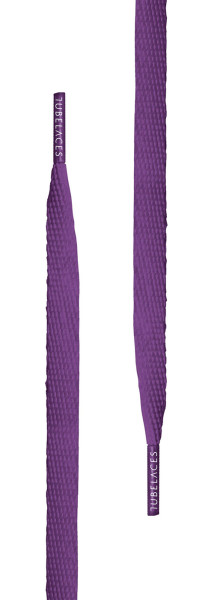 Tubelaces Tubelaces White Flat Purple