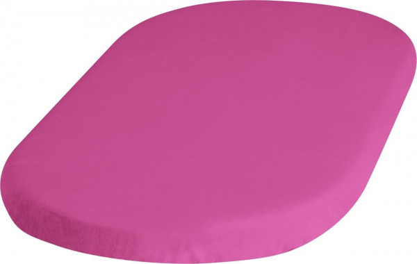 Playshoes Kinder Jersey-Spannbettlaken 81x42+10 cm (2er Pack) Pink