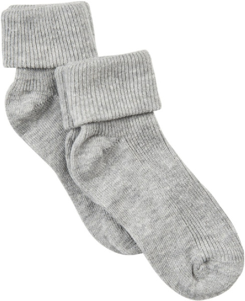 Minymo Kinder Baby Socken Baby rib sock w. fold (2-pack)